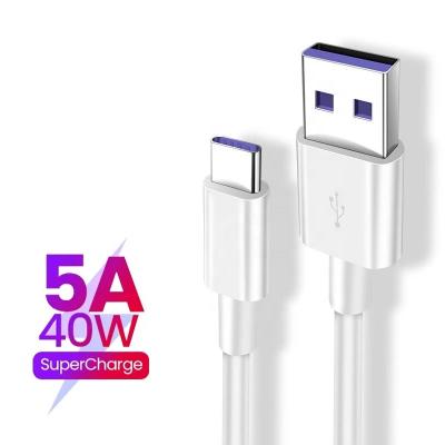 China High Quality Universal Cell Phone 5A MP3/MP4 Player TYPE TO C Fast Charging Cable For Samsung For Huawei Xiaomi for sale