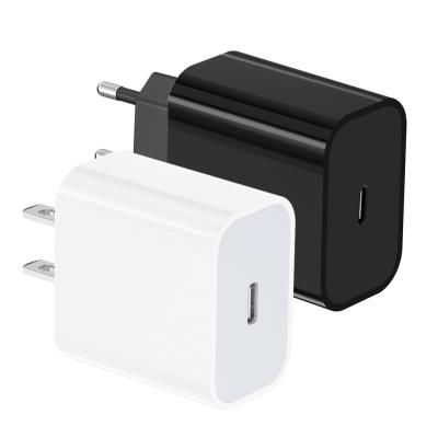 China For iPhones High Quality Palladium 18W Type-C Fast Charger EU USB Power USB C Charger For iPhone 12 11 XS for sale