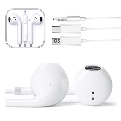 China Perfect Headphones 3.5mm Jack Earbuds Sound Cable Earphone For iPhone 5 6 7 8 X 11 12 In Ear Headphones Jack Headphones for sale