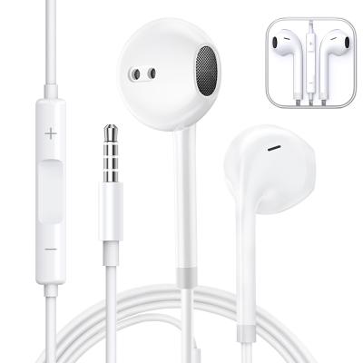 China Perfect Sound 3.5mm Hot Wholesale Jack Wired Earphone Earbuds Earbuds For iPhone For Android Cell Phones for sale