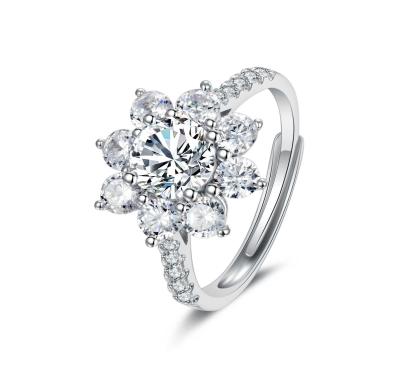 China CLASSIC moissanite ring engagement for sale