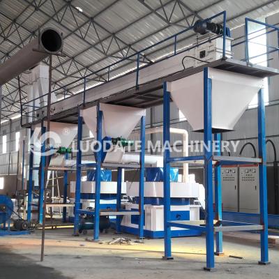 China Farms Biomass Pellet Mill Production Line Wood Sawdust Rice Husk Pellet Making Machine Mill With Ring Die for sale