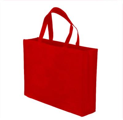 China Wholesale Cheap Handled Tote Bag Reusable Foldable Shopping Non Woven Tote Bag With Logo Gifts Custom Printed Bag Supermarket Promotion for sale