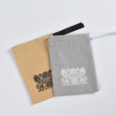 China 2022 High Quality Fashion Factory Dust Bag Cotton Canvas Jute Drawstring Bag Gifts Bag Sports Wedding School for sale