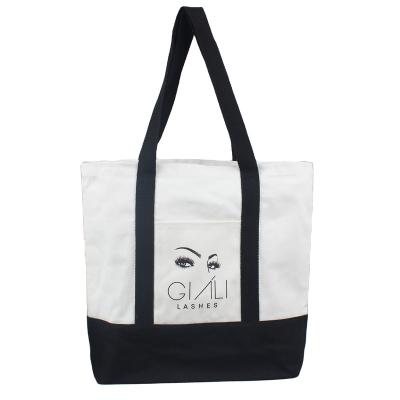 China Recyclable Durable Using Low Price Cotton Tote Fashion Customized Bags With Custom Pouch for sale