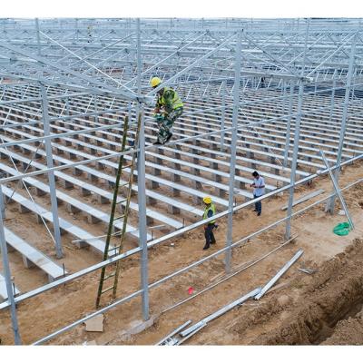 China High Strength Polycarbonate Agricultural Greenhouses For Vegetables And Flowers for sale