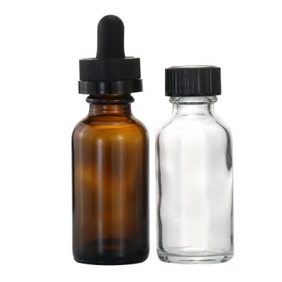 China Cosmetic Perfume Oil Bottle Dropper Essential Oil Boston Glass Bottle 5ml 10ml 15ml 20ml 30ml 50ml 60ml 100ml for sale