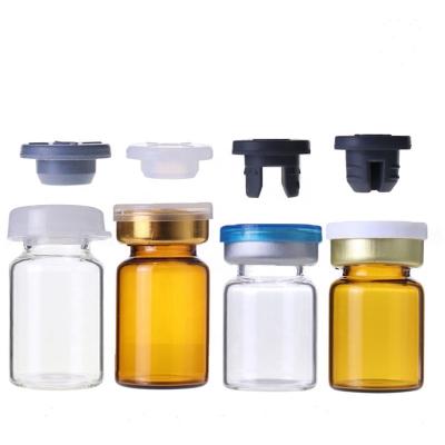 China Cosmetic Clear Amber Glass Vial Injection Tube Pharmaceutical Bottle for sale