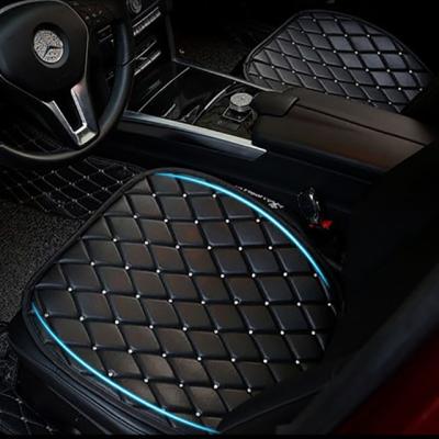 China Crystal Rhinestones Leather Car Seat Cushion Protector Diamond Interior Accessories Back Seats Diamond Seat Covers Auto Sets for sale