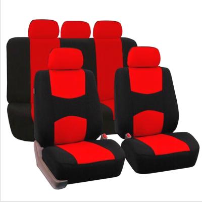 China Protect Original Seats Car Seat Cover Full Set Polyester Cloth Warm Universal Car Seat Protector Cushion For Auto Accessories for sale