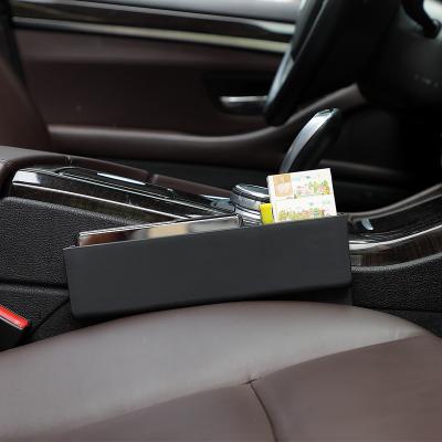 China Car Seat Gap Storage Box Cell Phone Pocket Automoibe Clean Plastic Leather Organizers Seat Gap Holder Tidy Storage for sale