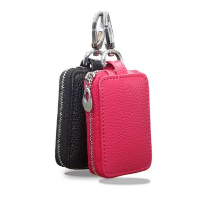 China High Quality PU Leather Car Key Case Candy Color Car Key Cover Holder for sale