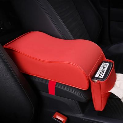 China Brief & Universal Simple Color Car Seat Armrest Organizer Center Console Tissue Phone Storage Bag for sale