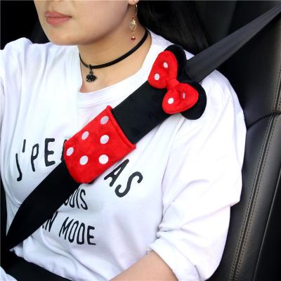 China Cartoon Plush Car Sefety Seat Belt Covers Shoulder Pad Padding Accessories for sale