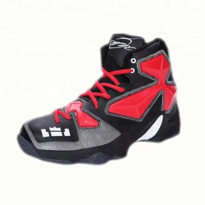 China Durable Basketball Sports Outdoor Trainers High Top Lace Up Sneakers Shoes for sale