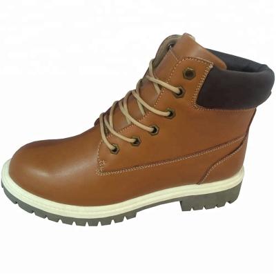 China Wholesale Fashion Trend Men Leather Trim Boots Waterproof Ankle Boots Online Sale for sale