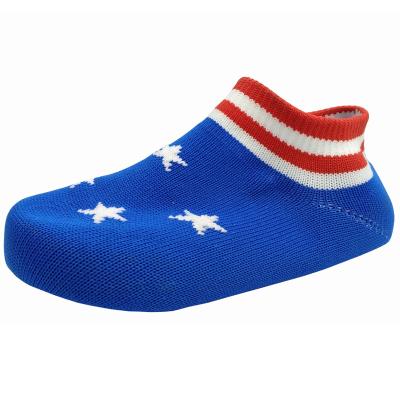 China 100%Polyester Knitting Fabric Fujian Baby Sports Socks Shoes Upper Knitted Uppers for sale