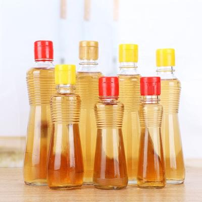 China Food grade 100ml 170ml 220ml 300ml 400ml 500ml sesame oil glass bottles olive oil food for cooking for sale