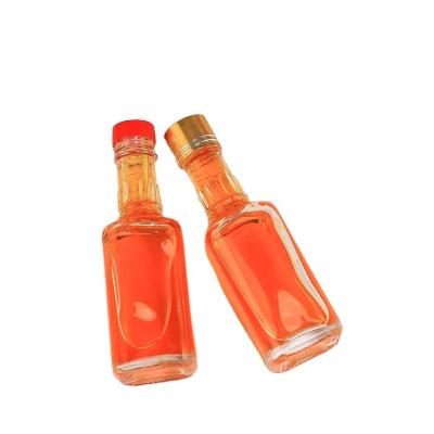 China Square 20ml 30ml 50ml Stock Wine Liquor Wine Storage Empty Empty Liquor Bottles Liquor Bottles for sale