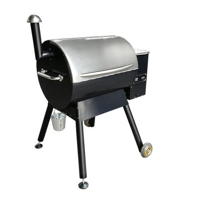 China Stainless Steel Adjustable Commercial BBQ Height Pellet Charcoal Grill Wood Smoker For BBQ for sale