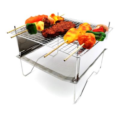 China Pro-Tech Hot Selling Easily Assembled Custom Folding Outdoor Steel Camping Charcoal BBQ Grills Charcoal Grills BBQ Grill for sale