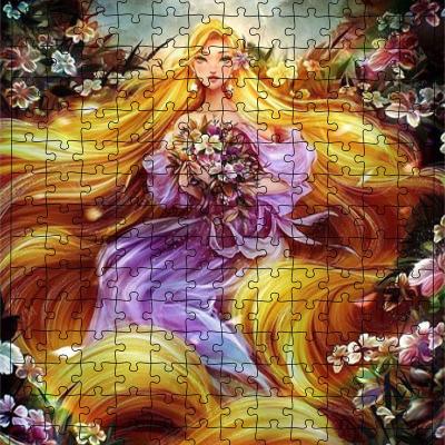 China Educational Toy HD Printing Puzzles Children's Educational Toys Princess Series custom cartoon jigsaw puzzles paper and wood for sale