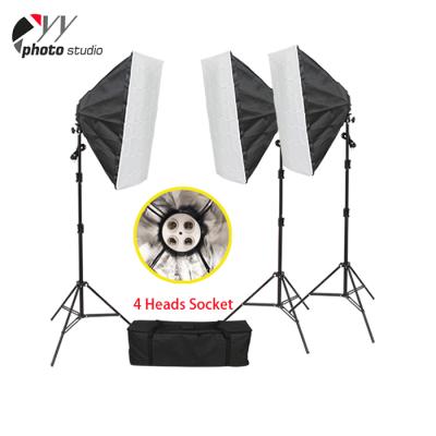 China High quality widely used softbox 50*70 various factory sale OEM photo studio flash light kit for sale