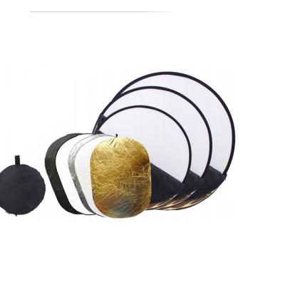 China Photography Reflectors 5 in-1 Portable Reflectors Around 60cm 80cm 110cm Reflector Photography 60cm/80cm/110cm/60*90cm/90*120cm/100*150cm/150*200cm for sale