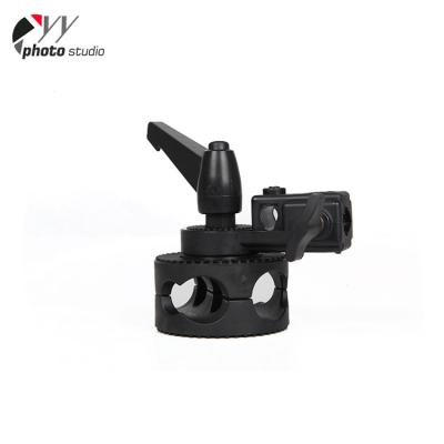 China Customization accepted photographic equipment muliti hole reflector bracket / photography arm clamp for sale