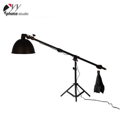 China 76-138.5CM Premium Heavy Duty Continuous Light Stand Studio Aluminum Alloy Construction Telescopic Photography Arm for sale