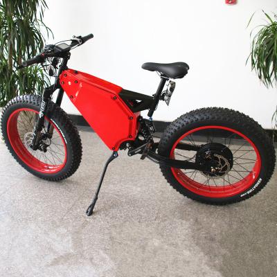 China 72V 5000W Fat Tire Ebike Enduro Bomber Steel Electric Bike Mountain Electric Bicycle for sale