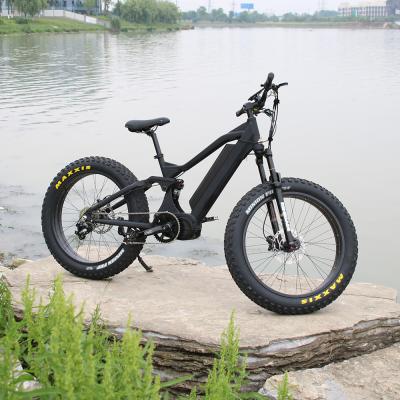 China Aluminum alloy mid drive bafang g510 ebike bafang g510 electric ebike full suspension ebike for sale