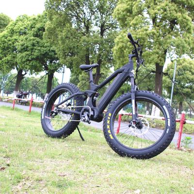 China Cheap aluminum alloy full suspension ebike 48v 1000w electric bicycle with max speed 50km/h for sale