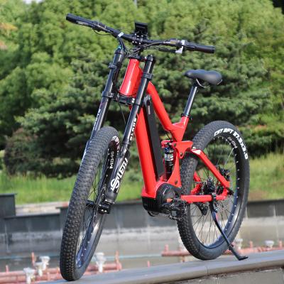 China Full aluminum alloy suspension ebike frame bafang ultra mid ebike 1000 watt for sale