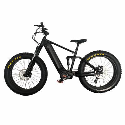 China Fat alloy E drive bafang g510 ebike bafang g510 mid suspension aluminum electric ebike for sale