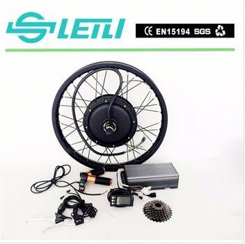 China Conversion Electric Bicycle Motor Kit 72V 3000W 20' Wheel Bike Parts 16