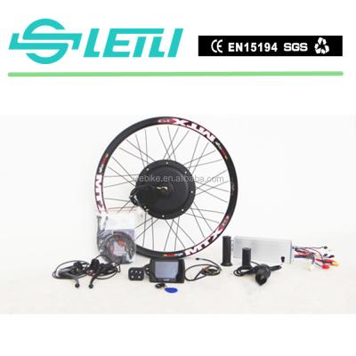 China 20 inch electric bicycle parts 1500w ebike kit with twist or inch throttle with 16' TFT display. 18'. 20' for sale