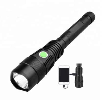 China USB Power Bank 4000mAh 18650 Battery Charging Rechargeable Bottom Mount Tactical Flashlight for sale