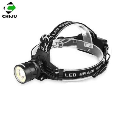 China Factory price rechargeable rotary direct super bright COB led headlamp camping zoom headlamp charge for sale