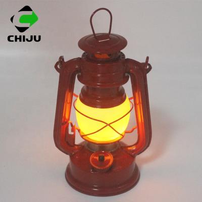 China Indoor Vintage Camping Outdoor Camping Decorate LED Lantern Flame Lamp for sale