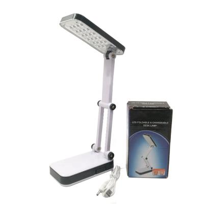 China 2 Modes Modern Super Bright 24LED Book Light Portable Foldable Desk Lamp for sale