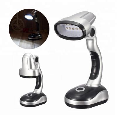 China On/off Switch Work Battery Operated Indicating Table Lamp 12 Led Super Bright Swivel Head Desk Lamp For Study Room for sale