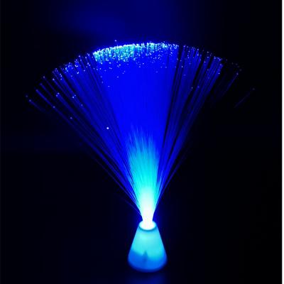 China Plastic Multicolor LED Fiber Optic Lamp Wedding Party Centerpiece Light Fiber Optic Lighting for sale