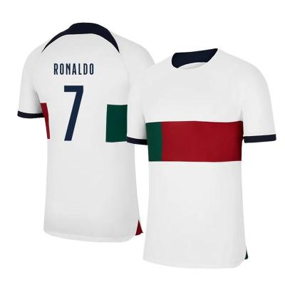 China Shirts & Tops 2022 Hot Sale World Cup Portugal RONALDO Soccer Jersey Football Shirt DIOGO J.Men Kids Set B.FERNANDES for sale