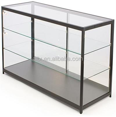 China Luxury High Quality Tempered Glass Acrylic Shoe Display Cabinet Case H1200*W1200*D550mm for sale