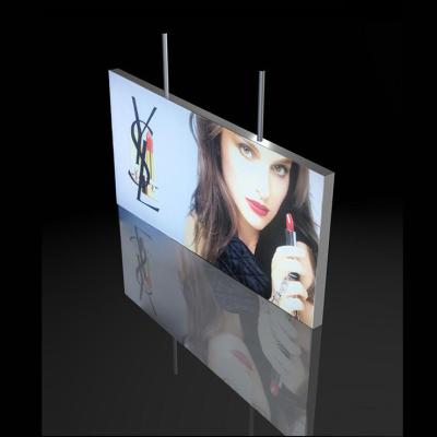 China Single Side / Double Sides Indoor Single Side Super Market Use Wall Mounted Led Backlit Lights Advertising Light Box With Poster for sale