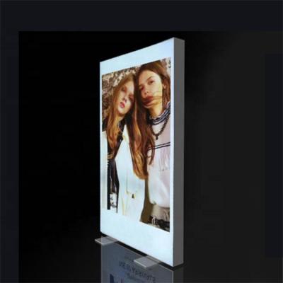 China Single Side / Double Sides 2 x 1m Frameless Indoor Outdoor Billboard Custom Textile Advertising Led Light Box Display for sale