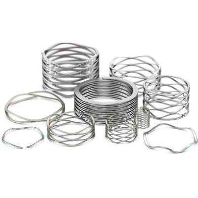 China Corrugated Wave Spring Vortex Spring 304 Stainless Steel Wave Custom Non-Standard Compression Springs for sale