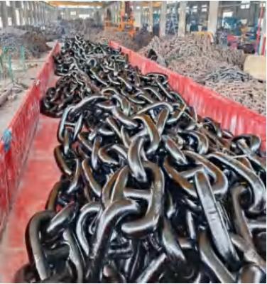 China Customized Size Cargo Lashing Equipment Welded Binder Chain With Hook en venta