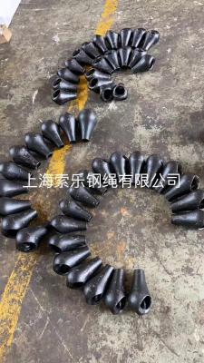 Chine Galvanized Or Painted Closed Pear Shape Socket For Casting At The End Of Wire Ropes à vendre